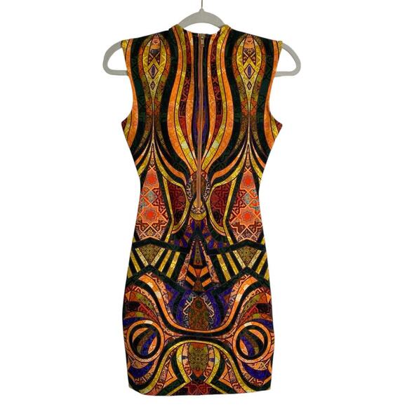 Torn By RONNY KOBO Morgan Dress in Gold Multi Tribal Size Extra Small Bodycon - Picture 2 of 7